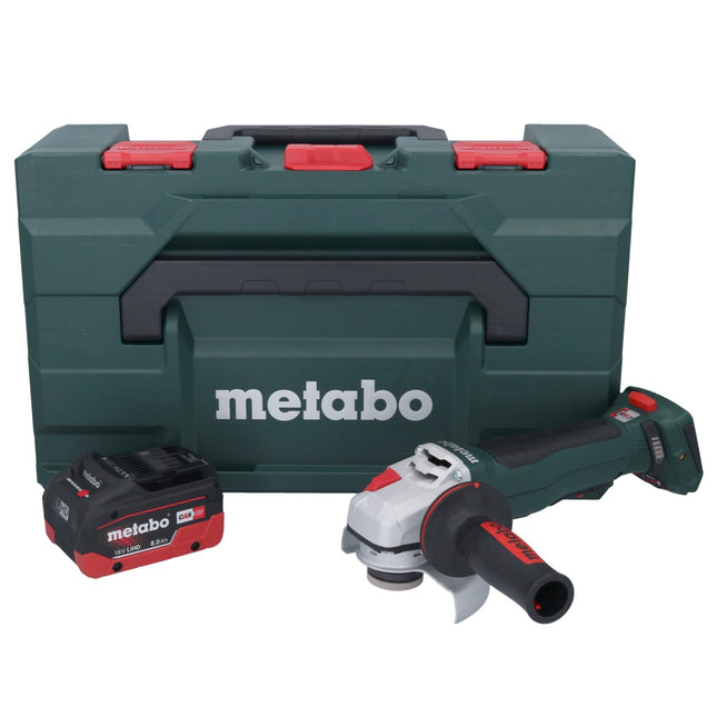 Metabo WPB 18 LT BL 11-125 Quick Akku Winkelschleifer 18 V 125 mm Brushless + 1x Akku 8,0 Ah + metaBOX - ohne Ladegerät - Toolbrothers