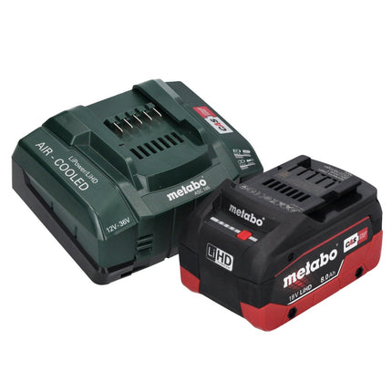 Metabo WPB 18 LT BL 11-125 Quick Akku Winkelschleifer 18 V 125 mm Brushless + 1x Akku 8,0 Ah + Ladegerät + metaBOX - Toolbrothers