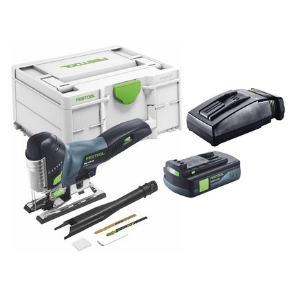 Festool CARVEX PSC 420-Basic Akku Pendelstichsäge 18 V 120 mm Brushless + 1x Akku 3,0 Ah + Ladegerät + Systainer