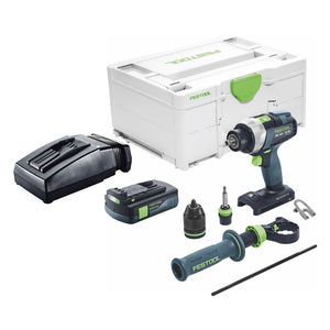 Festool TDC 18/4 I-Basic Akku Bohrschrauber 18 V 75 Nm Brushless + 1x Akku 3,0 Ah + Ladegerät + Systainer