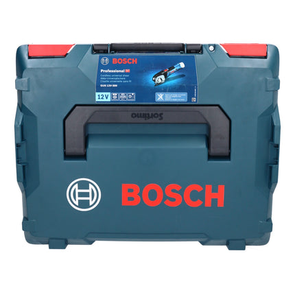 Bosch GUS 12V-300 Professional Akku Universalschere 12 V ( 06019B2904 ) + 2x Akku 2,0 Ah + Ladegerät + L-Boxx