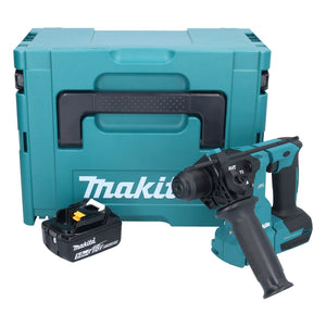 Makita DHR 183 T1J Akku Bohrhammer 18 V 1,7 J SDS plus Brushless + 1x Akku 5,0 Ah + Makpac - ohne Ladegerät