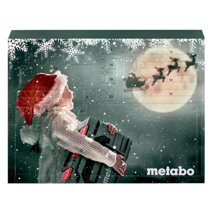 Metabo Adventskalender mit 31 tlg. Werkzeug Set ( 626694000 ) Bits / Stecknüsse / Ratsche