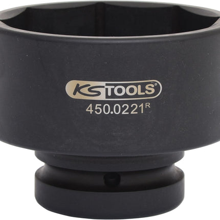 KS TOOLS 1"Achsmuttern-Schlüssel für Scania 8-kant, 80mm ( 450.0221 ) - Toolbrothers
