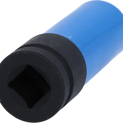 KS TOOLS Llave de vaso de impacto robusta 1/2' para llantas de aluminio, larga, 17 mm ( 515.1073 )