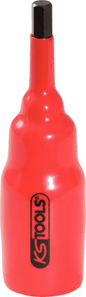 KS TOOLS Douille tournevis 1/2' avec revêtement isolant pour vis à six pans creux, 5 mm, longueur 95 mm ( 117.1152 )