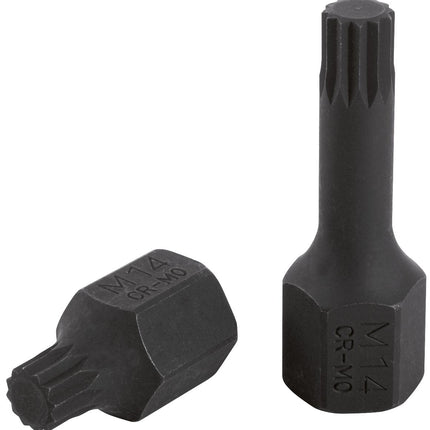 KS TOOLS 1/2" DUODRIVE Spezial-Kraft-Bit-Stecknuss XZN, M14,43mm kurz ( 515.1161 ) - Toolbrothers