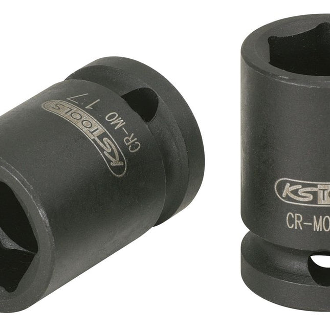 KS TOOLS 1/2" Sechskant-Kraft-Stecknuss, kurz, 28mm ( 515.1028 ) - Toolbrothers