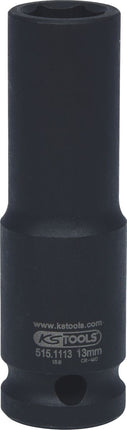KS TOOLS 1/2" Sechskant-Kraft-Stecknuss, lang, 13mm ( 515.1113 ) - Toolbrothers