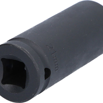 KS TOOLS 1/2" Sechskant-Kraft-Stecknuss, lang, 21mm ( 515.1121 ) - Toolbrothers