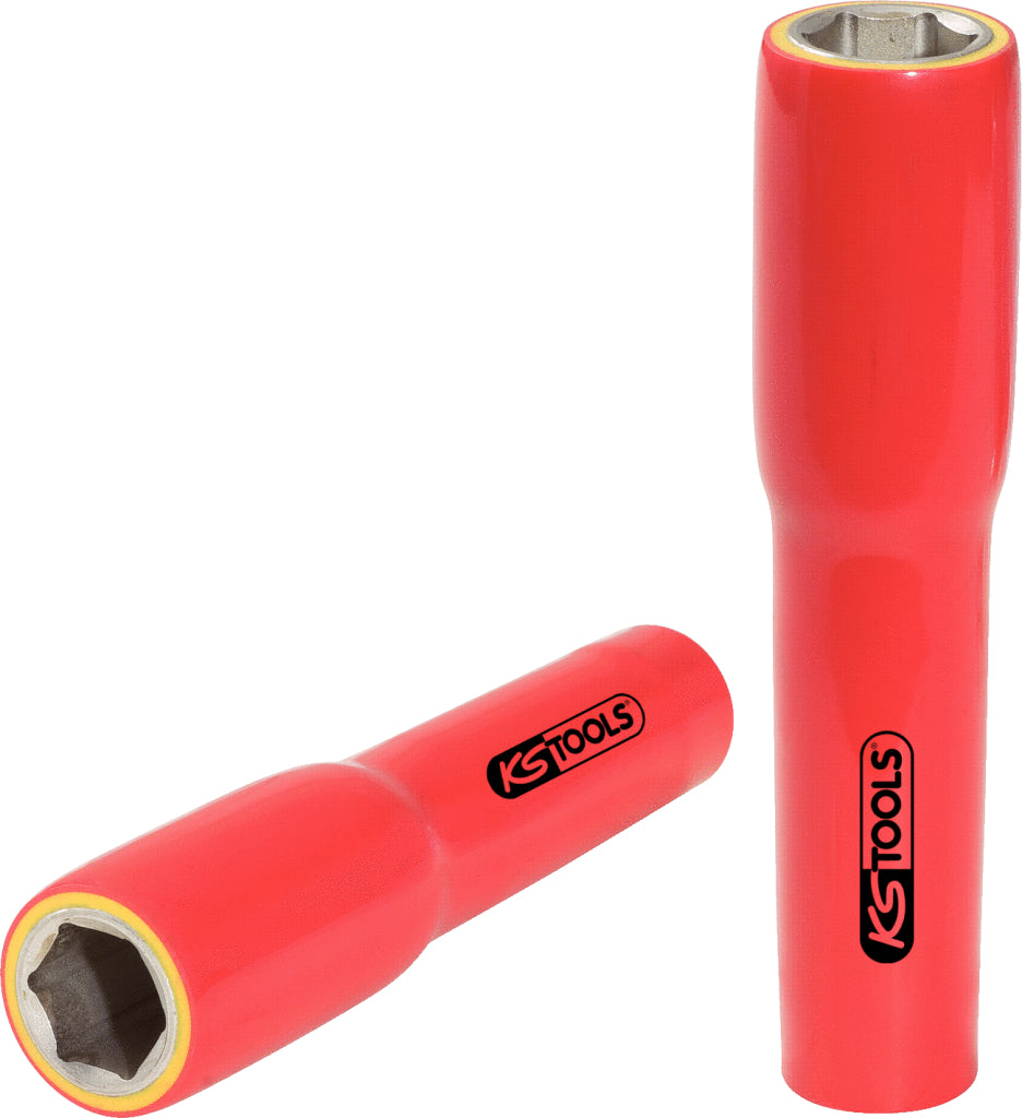 KS TOOLS 1/2" Stecknuss mit Schutzisolierung, XL, 27mm, 145mm ( 117.1377 )