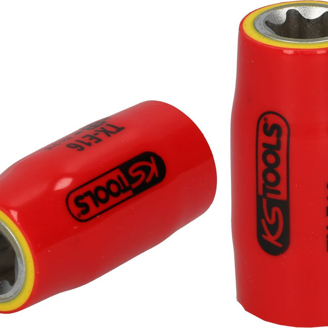 KS TOOLS 1/2" Torx-E-Stecknuss mit Schutzisolierung, E18 ( 117.2358 ) - Toolbrothers