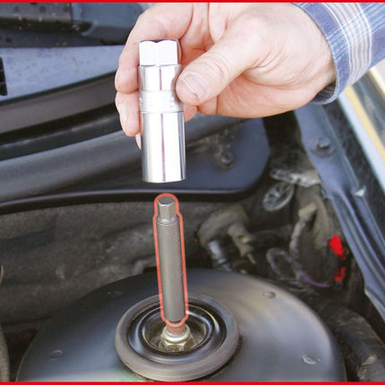 KS TOOLS 10 mm Stoßdämpfer-Halbmond-Gegenhalter-Bit-Stecknuss, 10,0 x 12,0 mm ( 150.9450 ) - Toolbrothers