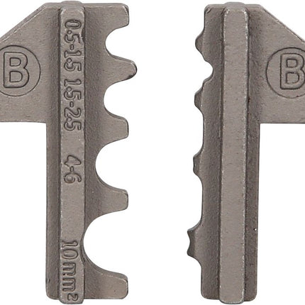 KS TOOLS Paar Crimp-Einsätze für nicht isolierte Kabelösen, Ø 0,5 - 10 mm  ( 115.1416 ) - Toolbrothers
