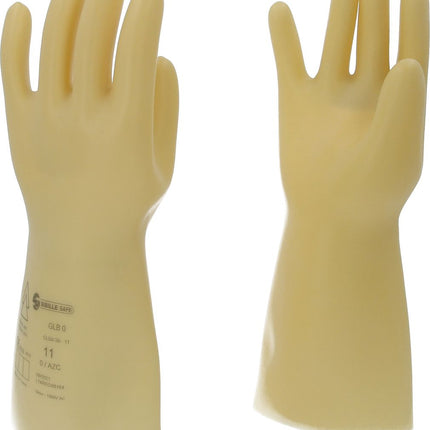 KS TOOLS Elektriker-Schutzhandschuh mit Schutzisolierung, Größe 11, Klasse 0, weiß ( 117.0052 ) - Toolbrothers