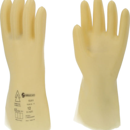KS TOOLS Guante protector de electricista con aislamiento protector, talla 12, clase 0, blanco ( 117.0053 )