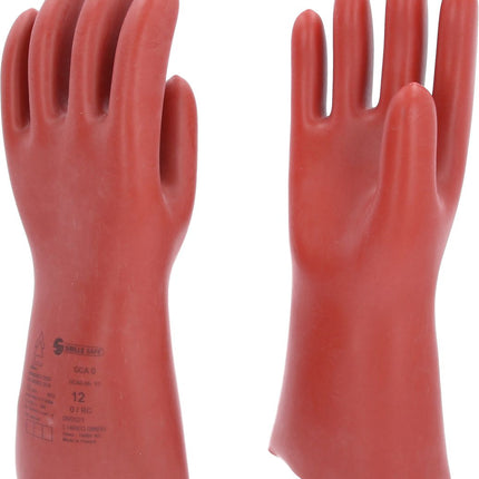 KS TOOLS Elektriker-Schutzhandschuh mit mechanischen und thermischen Schutz, Größe 12, Klasse 0, rot ( 117.0089 ) - Toolbrothers