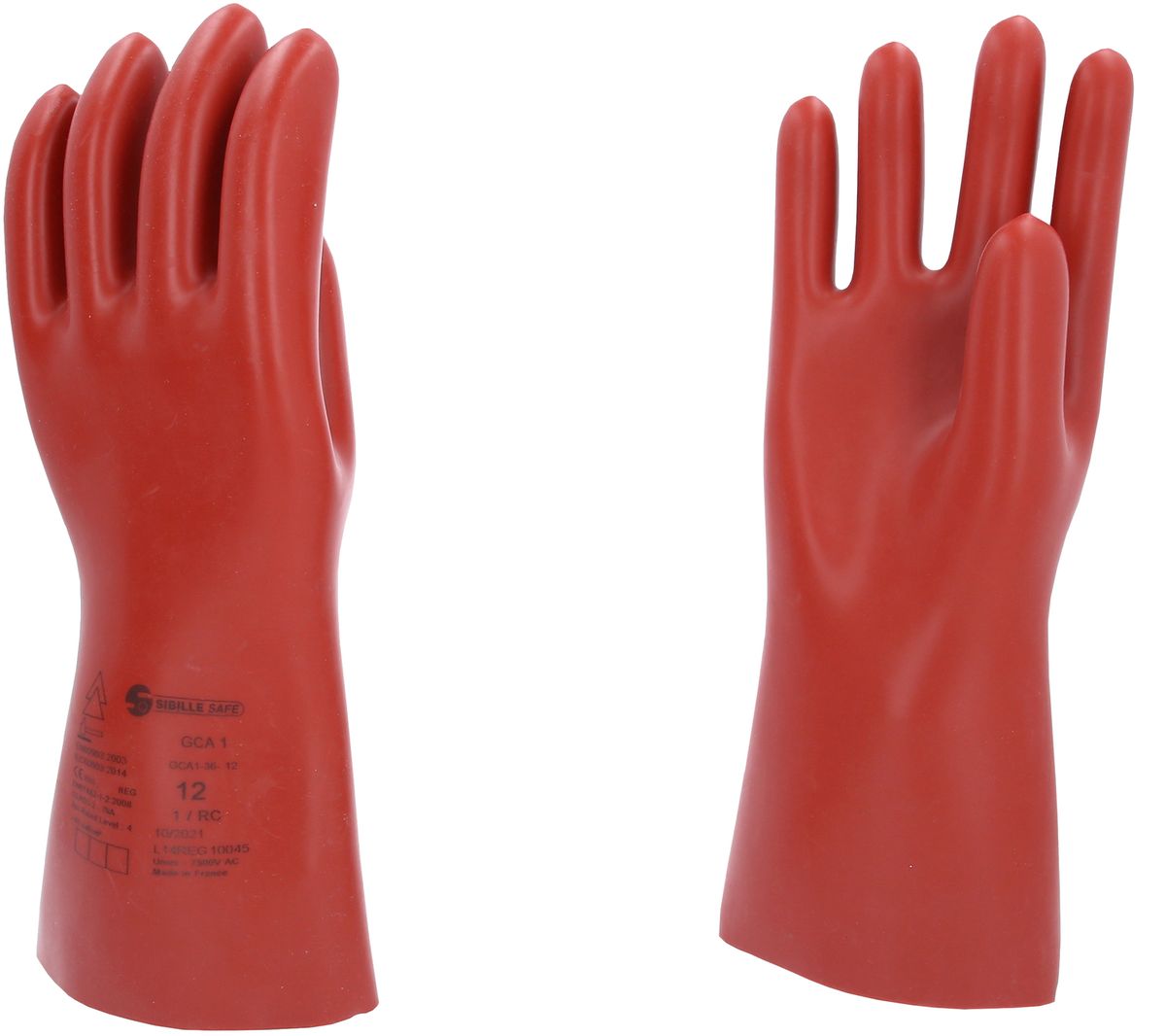 KS TOOLS Guante protector de electricista con protección mecánica y térmica, talla 12, clase 1, rojo ( 117.0092 )