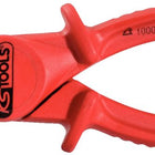 KS TOOLS Kunststoff-Flachzange mit Schutzisolierung, 200mm ( 117.1640 ) - Toolbrothers