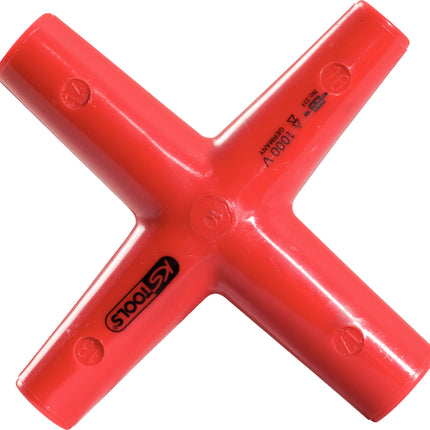 KS TOOLS Llave de cruz con aislamiento protector, 14x17x19x22mm ( 117.1709 )
