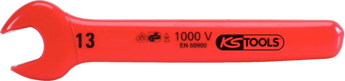 KS TOOLS Clé plate avec revêtement isolant, 13/16' ( 117.2257 )