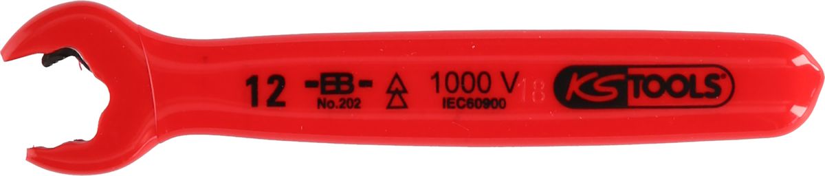 KS TOOLS Chiave a bocca con cricchetto con isolamento protettivo, 14 mm ( 117.2266 )