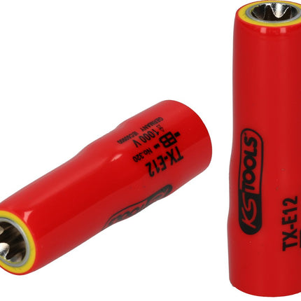 KS TOOLS 3/8" Torx-E-Stecknuss mit Schutzisolierung, E6, lang ( 117.2365 )