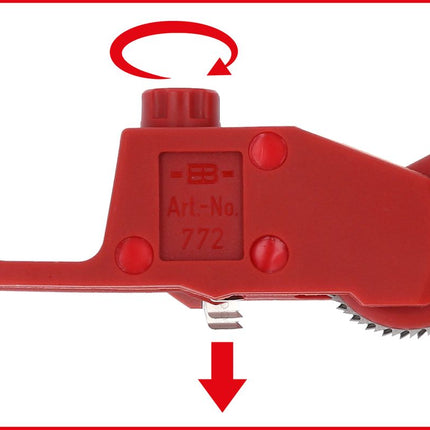 KS TOOLS Spelafili con isolamento protettivo, 240mm ( 117.3901 )