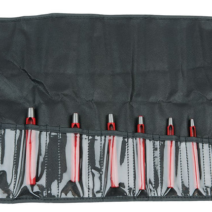 KS TOOLS Juego de sacabocados circulares, 9 pzs ( 129.2107 )