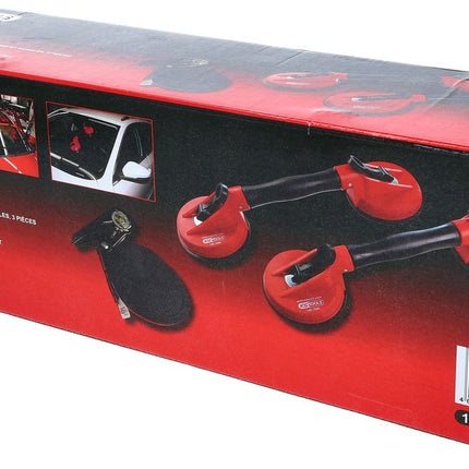 KS TOOLS Doppelsaugheber-Satz, 3-tlg ( 140.1010 ) - Toolbrothers