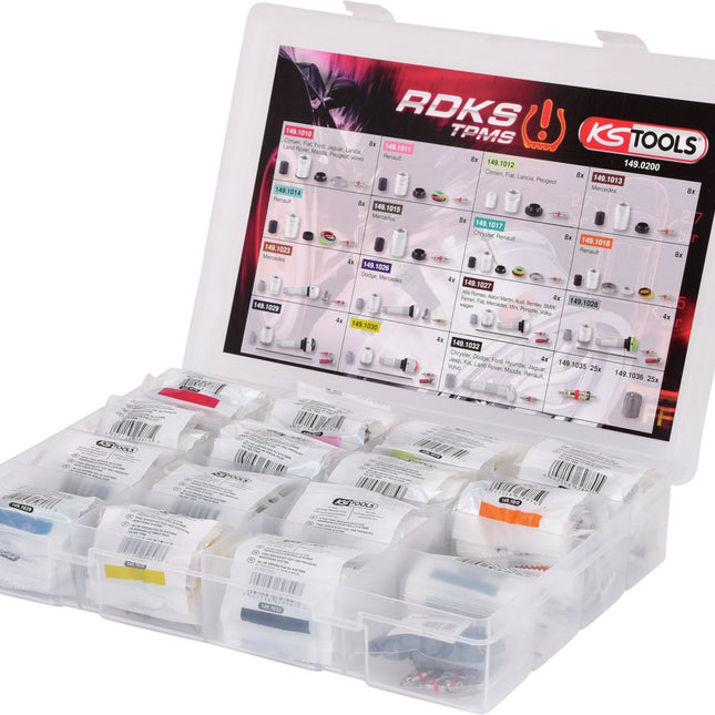 KS TOOLS RDKS / TPMS Service-Sortiment für Reifendruck-Kontrollsysteme, 142-tlg ( 149.0200 ) - Toolbrothers