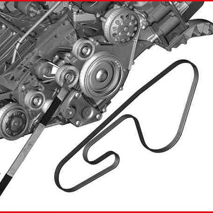 KS TOOLS Keilriemen-Montagehebel für Mercedes ( 150.1238 ) - Toolbrothers