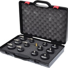 KS TOOLS Turbolader-Bajonett-Ladeluft-System-Prüfkoffer-Satz, 13-tlg ( 150.1825 ) - Toolbrothers