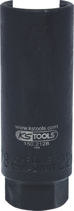 KS TOOLS 3/8' Douille pour sonde lamda 22mm fendu ( 150.2128 )