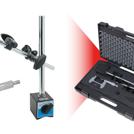 KS TOOLS Bremsscheibenmesswerkzeugsatz, 3-tlg ( 150.2230 ) - Toolbrothers