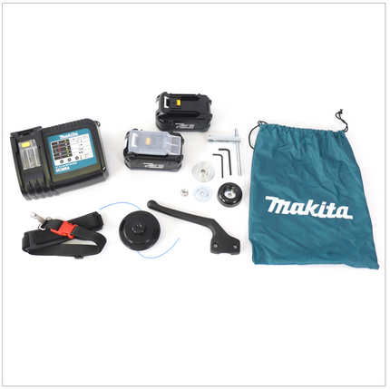 Makita BUX 361 RDE 36 V Akku Motorsense Freischneider - Set + Zubehör - Toolbrothers