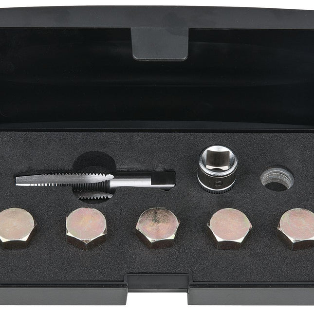 KS TOOLS Ölablassschrauben-Gewindereparatur-Satz, 12-tlg M12 x 1,5 ( 150.4915 ) - Toolbrothers