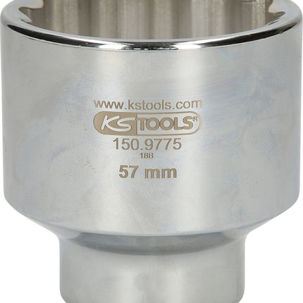 KS TOOLS 3/4" Spezial-Gelenkwellen-Stecknuss, 57,0 mm ( 150.9775 ) - Toolbrothers
