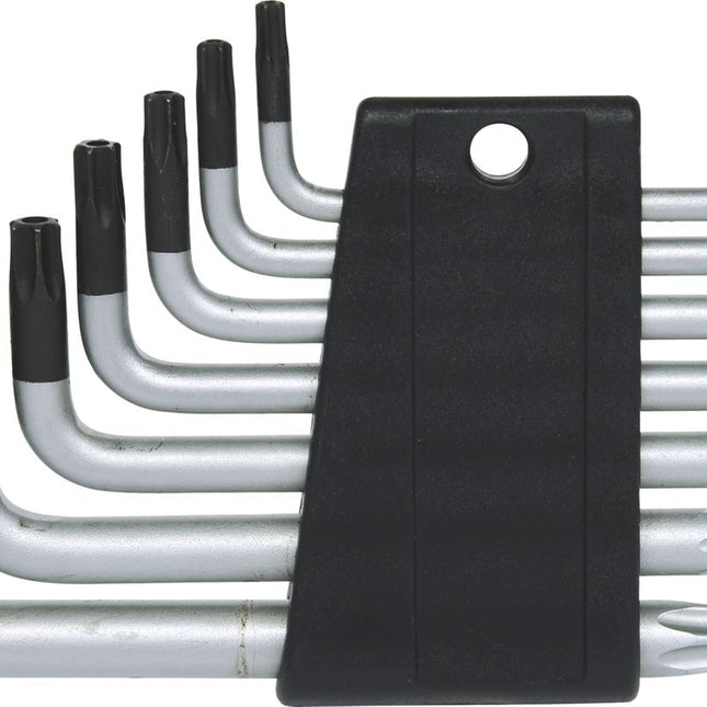 KS TOOLS Torx Jeu de clé mâle, percé, 7pcs Courtes TB10-TB40 ( 151.4150 )