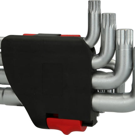 KS TOOLS XZN-Winkelstiftschlüssel-Satz, kurz, 9-tlg ( 151.4630 ) - Toolbrothers