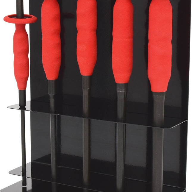 KS TOOLS Splintentreibersatz mit Handschutzgriff, 5-tlg 6-14mm ( 156.0020 ) - Toolbrothers