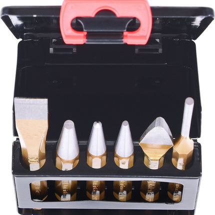 KS TOOLS Kombi-Werkzeugsatz, 6-tlg in Blechklappkassette ( 162.2114 ) - Toolbrothers