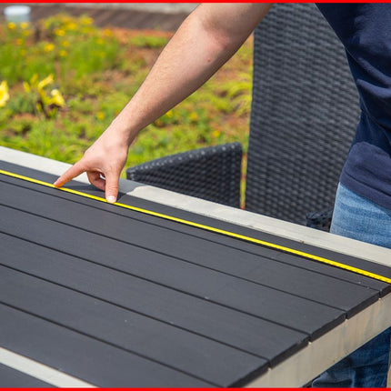 KS TOOLS Bandmaß mit Feststeller,schwarz-rot, 5m, 19mm ( 300.0114 ) - Toolbrothers