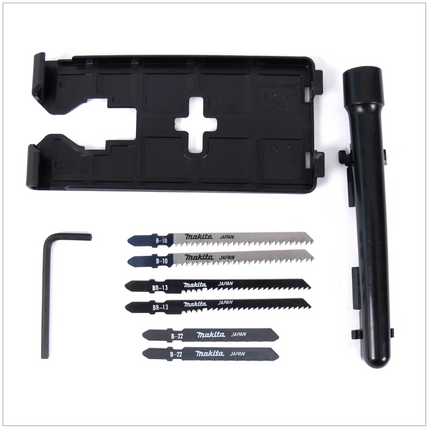 Makita 4350 FCTJ 720 W Pendelhubstichsäge im MAKPAC inkl. 6 tlg. Sägeblatt Set - Toolbrothers