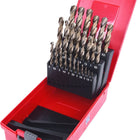 KS TOOLS HSS-G Co 5 Spiralbohrer-Satz, Kunststoffkassette, 25-tlg, 1-13mm ( 330.3623 ) - Toolbrothers