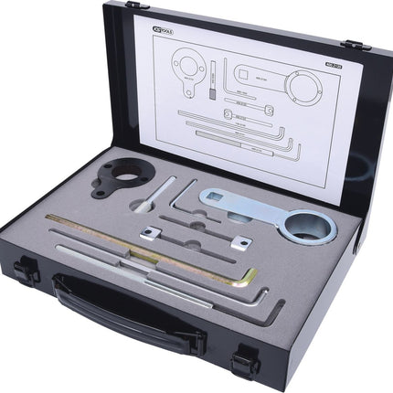 KS TOOLS Serie di utensili per messa in fase motore per VAG, 9 pz, Audi, Seat, Škoda, Volkswagen ( 400.2120 )