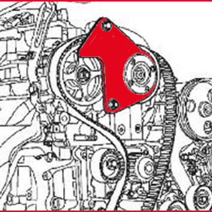 KS TOOLS Outil de fixation d'arbre à cames pour Renault ( 400.9022 )
