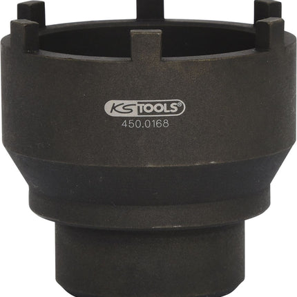 KS TOOLS 3/4" Nutmuttern-Schlüssel mit 6 Zapfen für Mercedes und MAN, 95-115mm ( 450.0168 ) - Toolbrothers