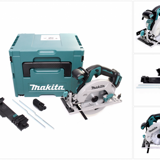Makita DHS 680 ZJ cordless circular saw 18 V 165 mm brushless + adapter + Makpac - without battery, without charger