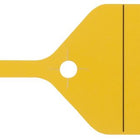 KS TOOLS Schlüsselanhänger mit Schlaufe, gelb, 500 Stück ( 500.8093 ) - Toolbrothers